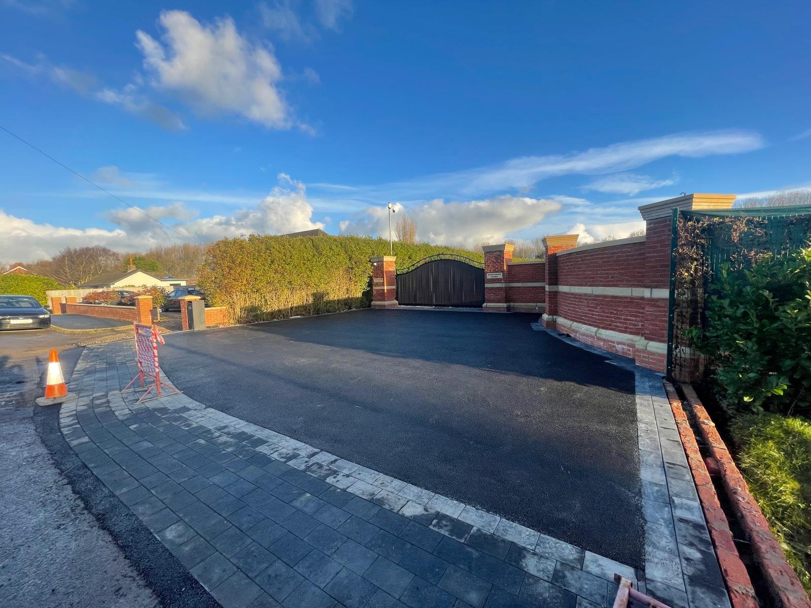 New driveway installation in Blackpool
